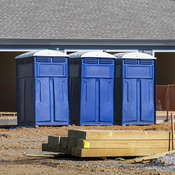 can i customize the exterior of the porta potties with my event logo or branding in Holton Indiana